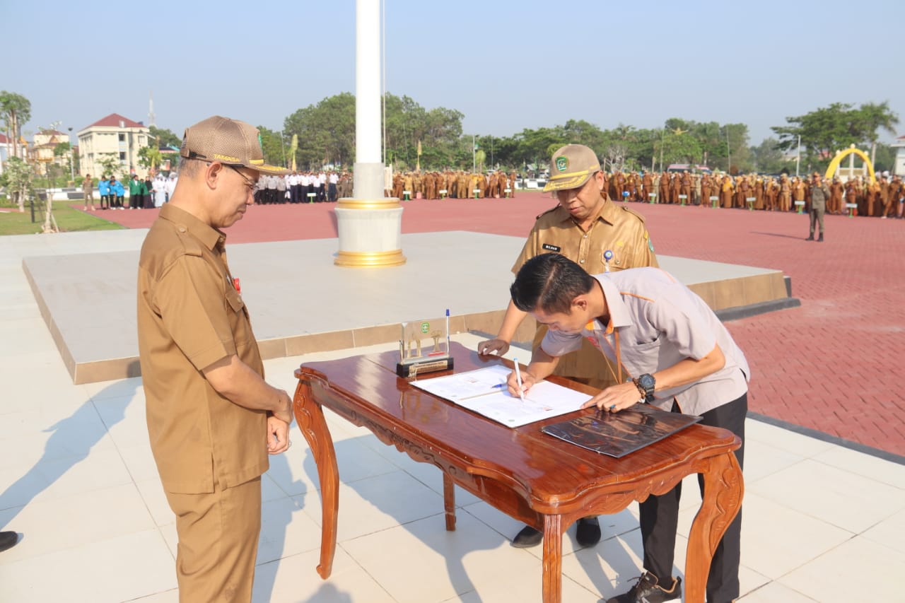 INOVASI BARU: RSUD Datu Sanggul Rantau menjalin kerja sama dengan Kantor Pos terkait pengantaran obat ke rumah pasien.
