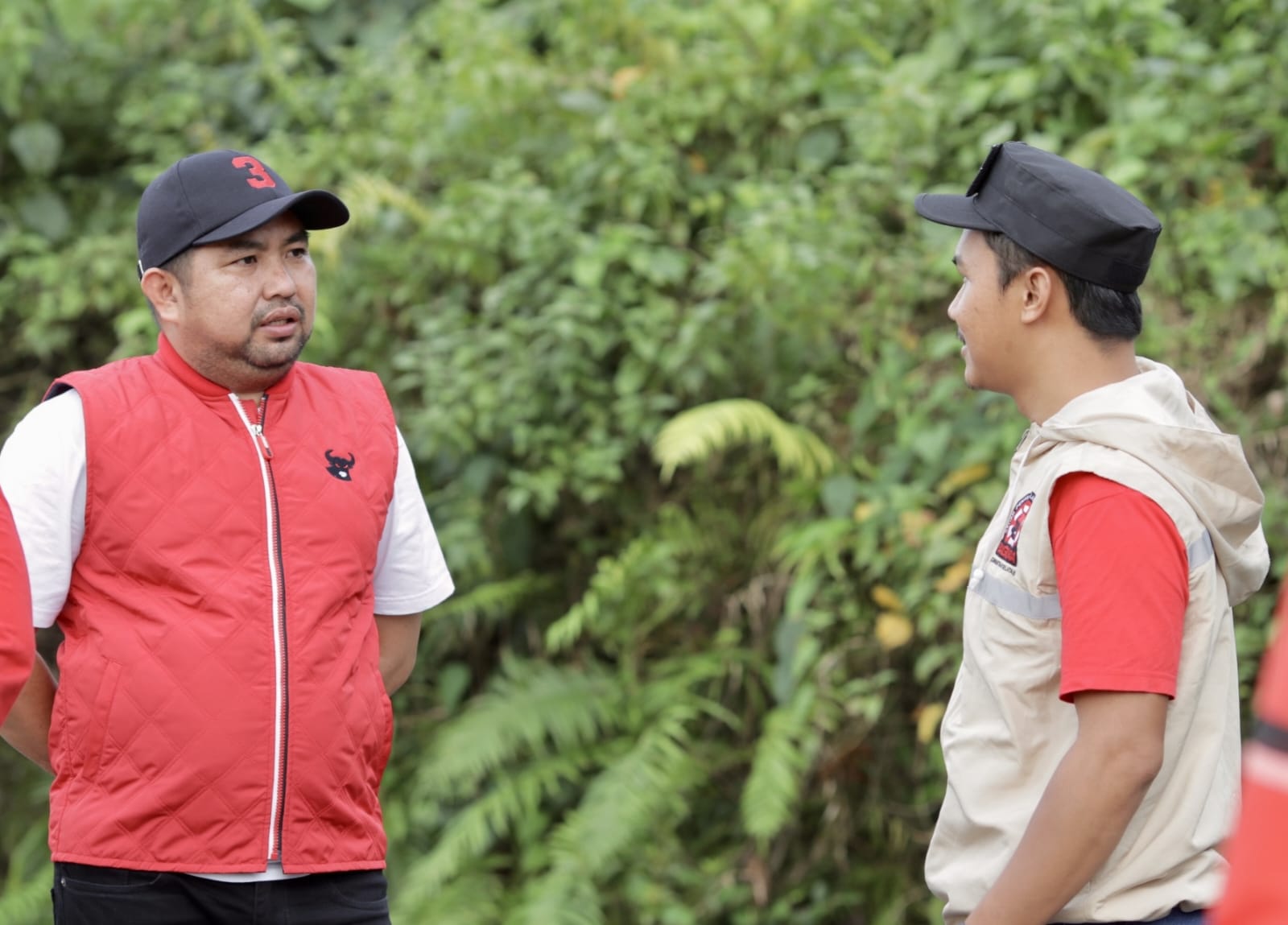 MENTOR: Muhammad Rizali bersama Ketua PDI Perjuangan Kalsel, M Syaripuddin (kiri).