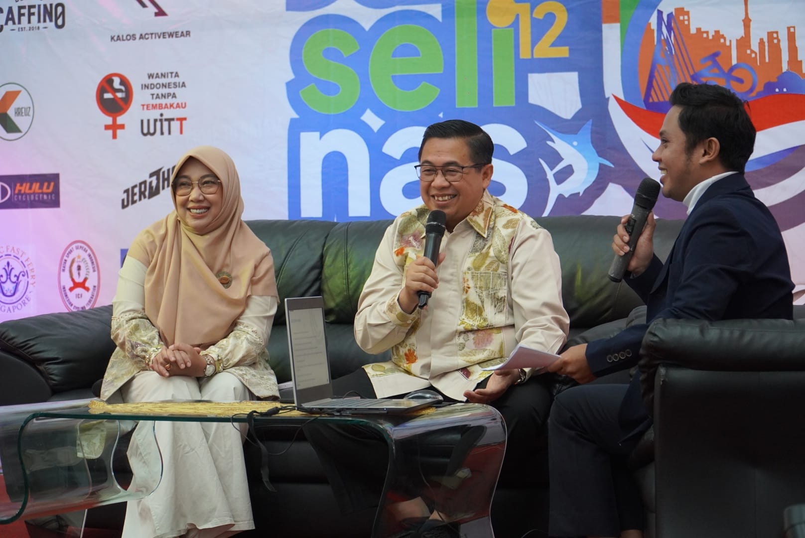 TALKSHOW: Wali Kota Banjarmasin Ibnu Sina menjadi narasumber dalam talkshow di event Jamselinas 2023 di Batam.