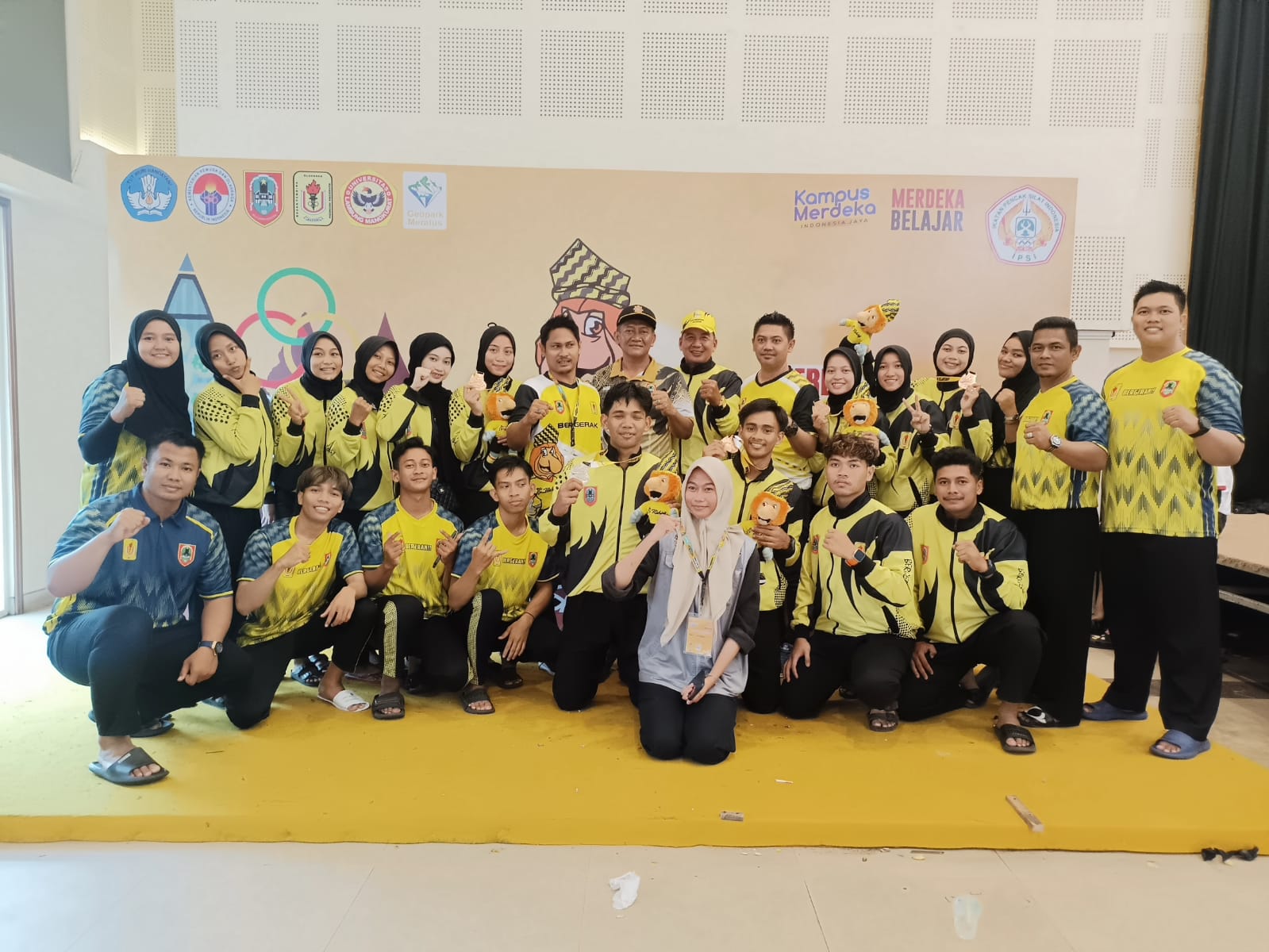 TETAP APRESIASI: Kontingen pencak silat Kalsel gagal menyumbang medali emas di Pekan Olahraga Mahasiswa Nasional (POMNas) XVIII.