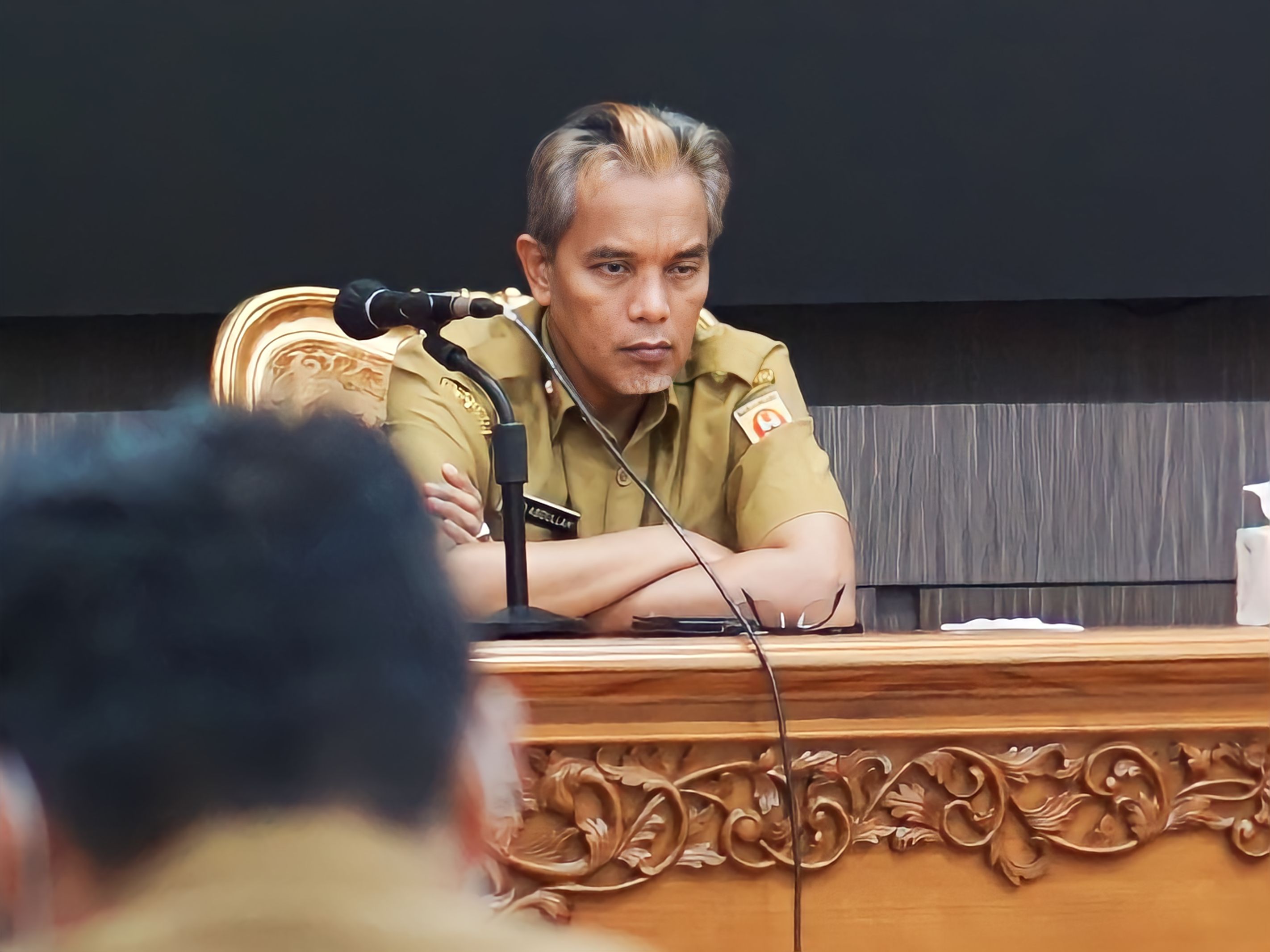 HERAN : Sekda Kota Banjarbaru, Said Abdullah mempertanyakan keputusan sepihak atas pemberhentian Hilman sebagai Kemut PTAM Intan Banjar