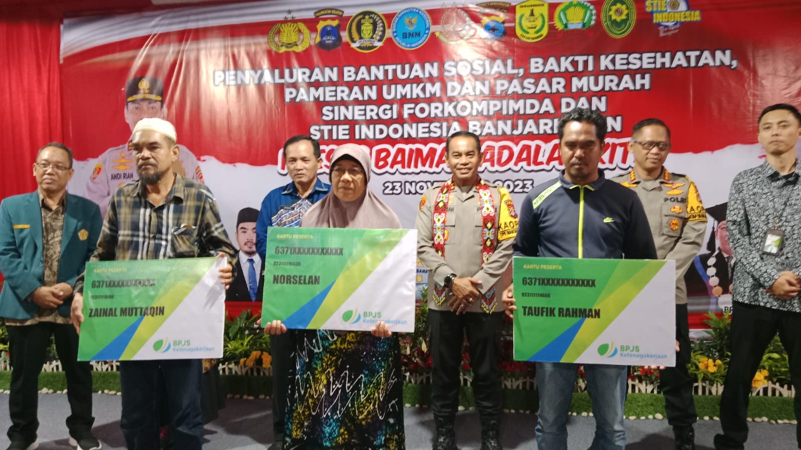 LINDUNGI: BPJAMSOSTEK bersama Polda Kalsel lindungan Pekerja Informal
