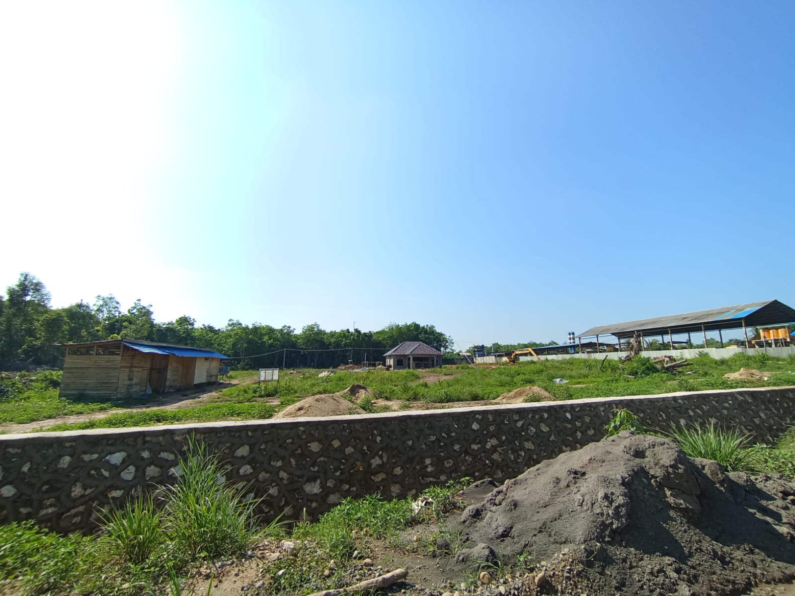 TERBANGUN: Pembangunan Gedung Uji KIR sekarang sudah proses pelaksanaan, lokasinya di Jalan Terantang masuk Kecamatan Lokpaikat atau dekat rumah sakit baru.