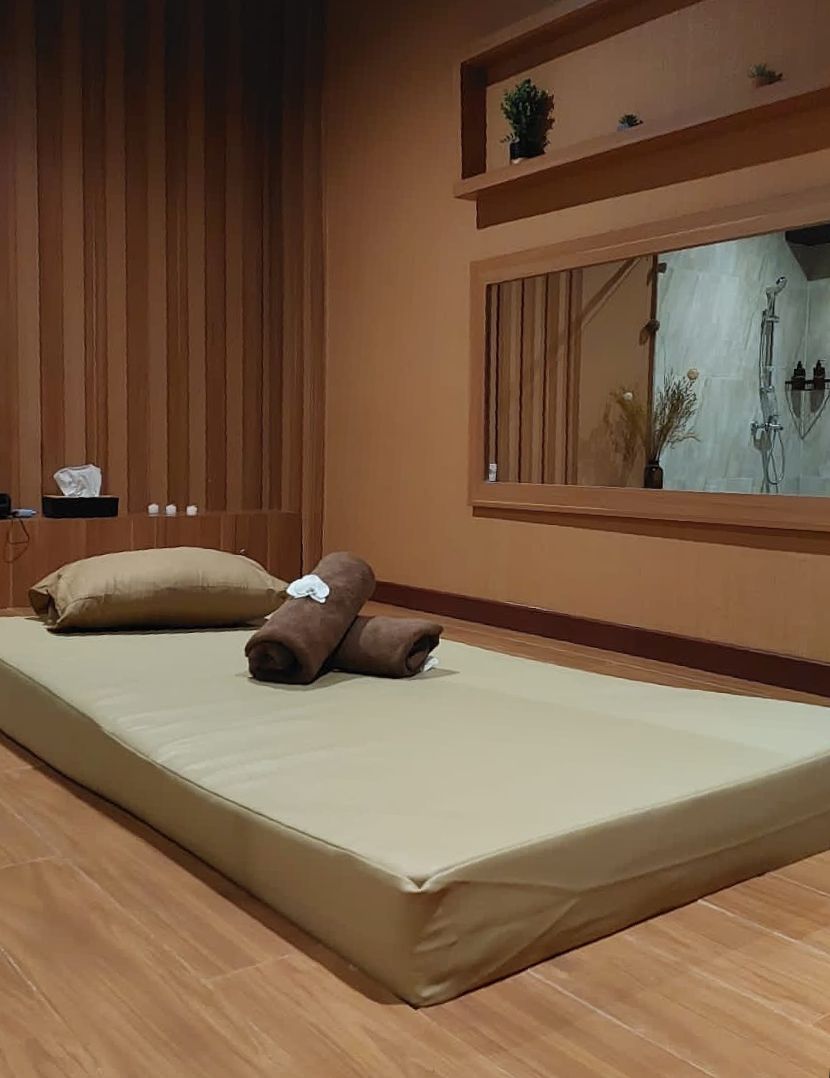 TENANG: Suasana salah satu ruang Sphinx Executive Spa di Pyramid Suites Hotel Banjarmasin.