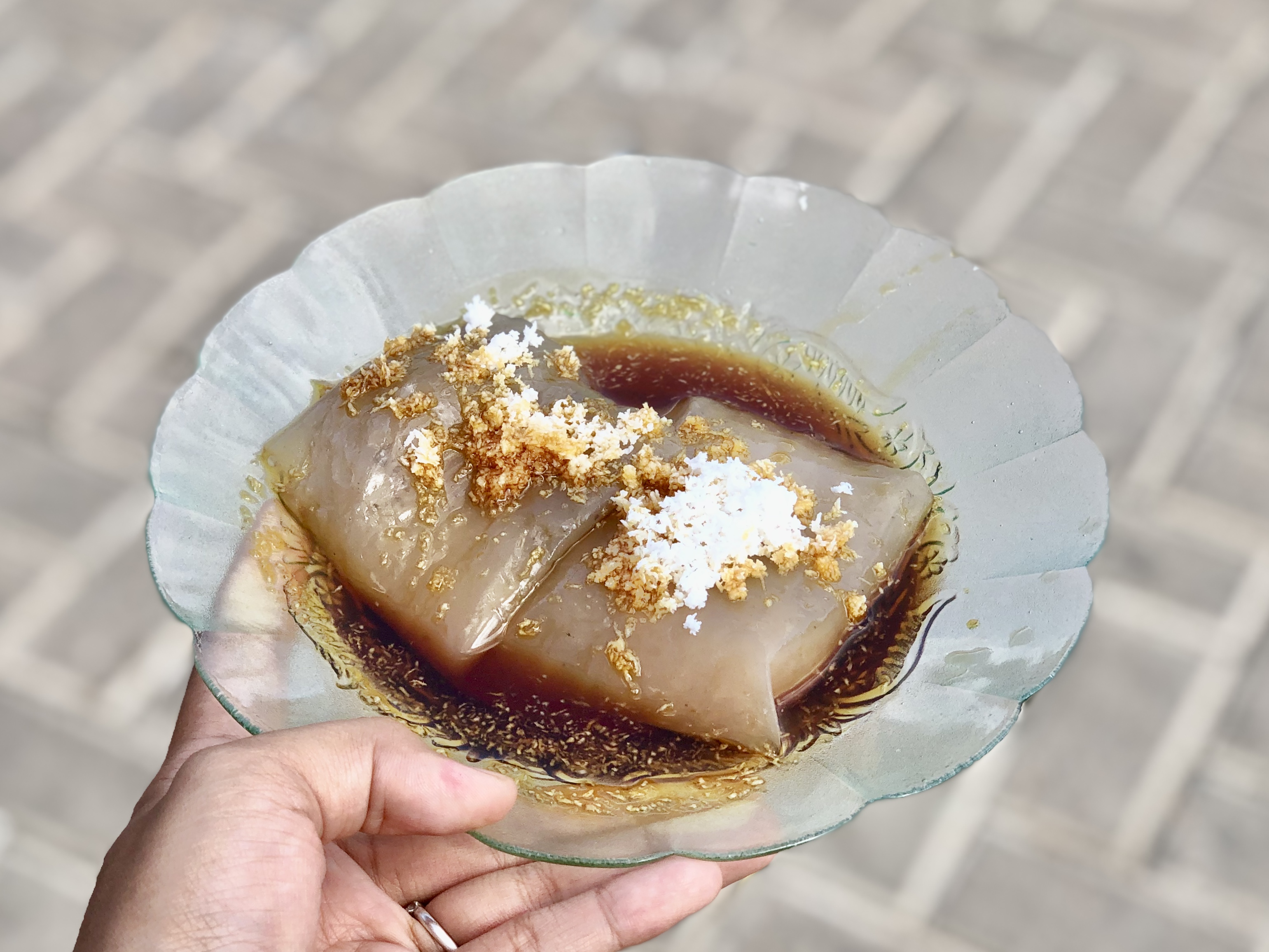 SIAP KONSUMSI: Pais sagu kuliner khas Amuntai, HSU ini sangat unik.