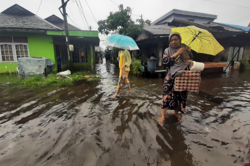CALAP: Rob yang melanda Jalan Prona di Banjarmasin Selatan pada tahun 2022 kemarin.