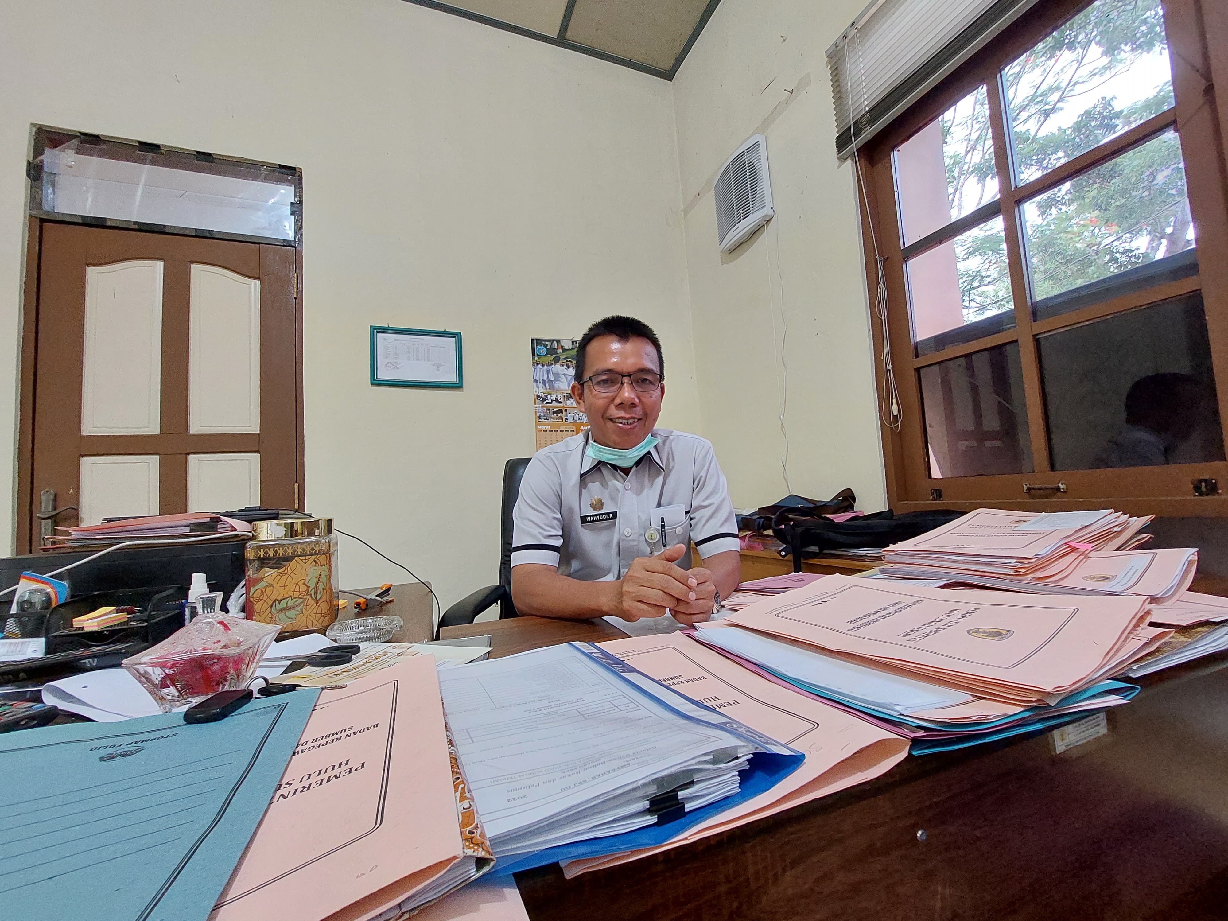 Kepala Badan Kepegawaian dan Pengembangan Sumber Daya Daerah (BKPSDMD) Wahyudi Rahmad.