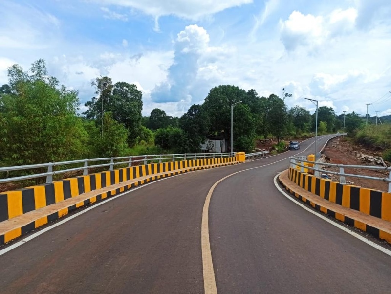 TERHUBUNG: Jembatan Mali-Mali di Jalan Mataraman-Sungai Ulin sudah dibenahi Dinas PUPR Kalsel sebagai jalan alternatif menuju ke lokasi Haul Guru Sekumpul.
