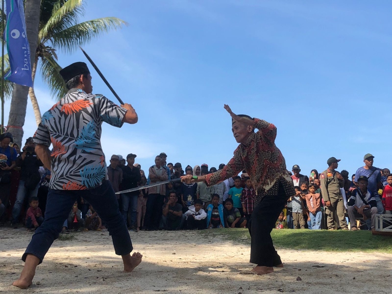 TAHULAH PIAN: Pamanca digelar orang Bugis di Desa Teluk Tamiang, Kecamatan Pulau Laut Tanjung Selayar, Kotabaru.