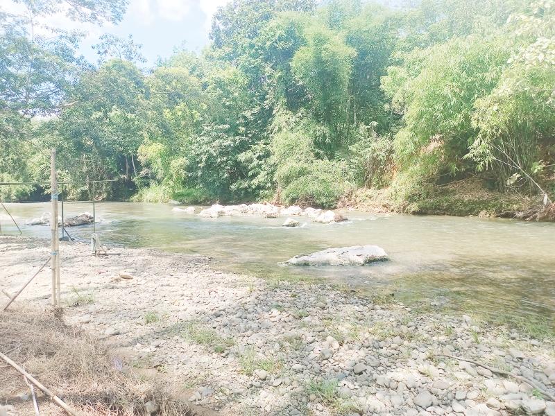 EKSOTIS: Sungai Maranting, salah satu destinasi wisata di Kabupaten Balangan yang menyediakan pemandangan bagus beserta kenyamanan bagi pengunjung.