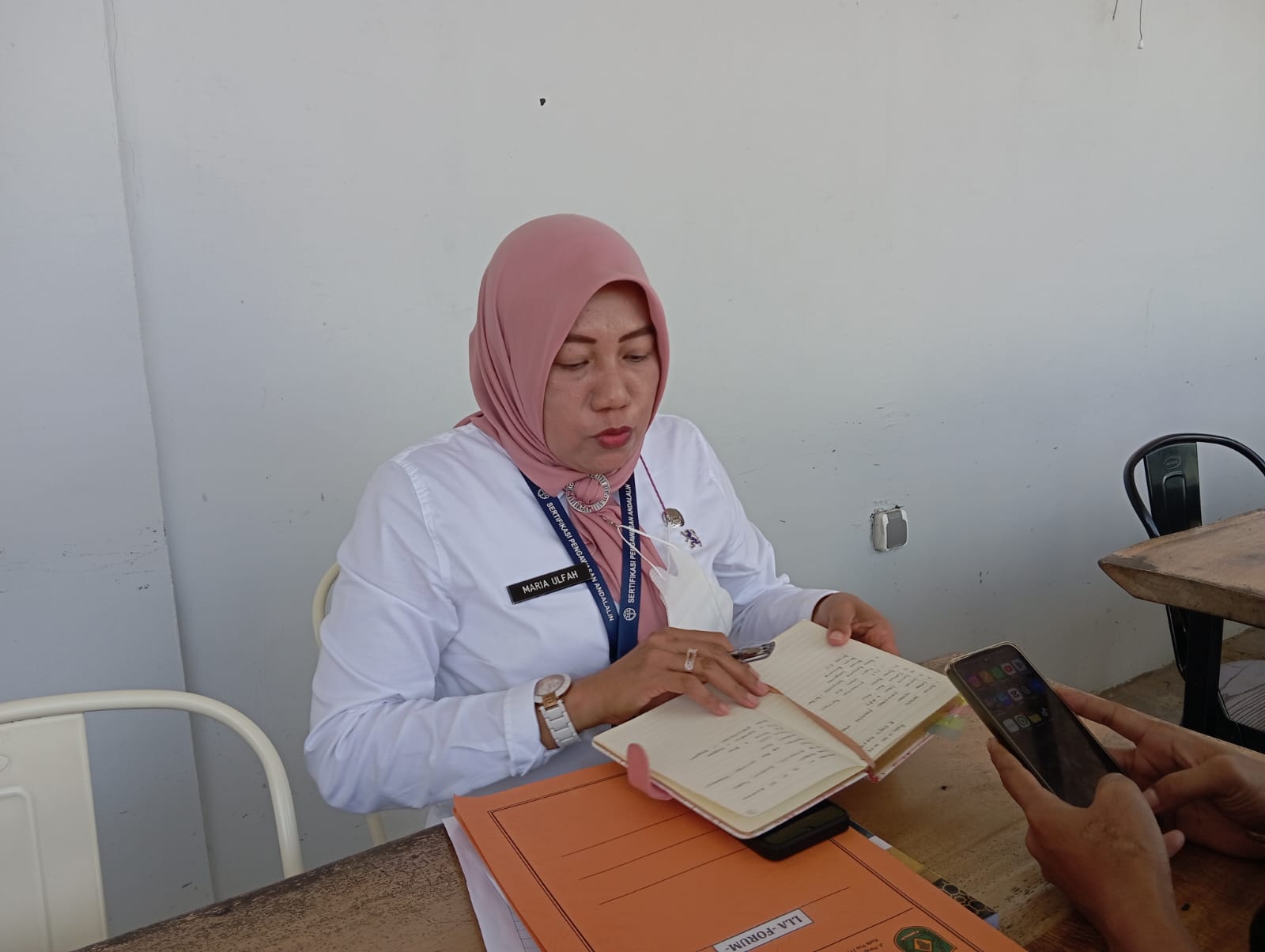 Kepala Bidang (Kabid) Lalu Lintas Angkutan Dishub Tapin, Maria Ulfah.(Foto: Rasidi Fadli/Radar Banjarmasin)