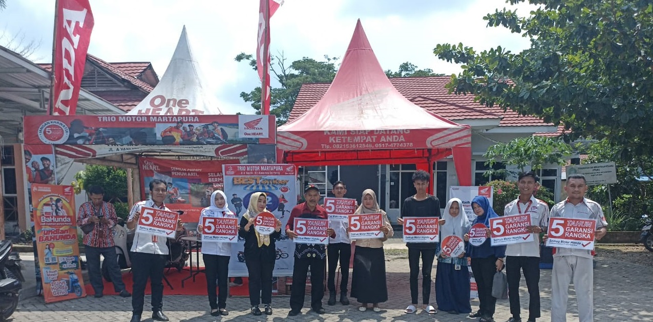 SILATURAHMI: Kegiatan silaturahmi yang dilakukan Trio Motor di Bincau