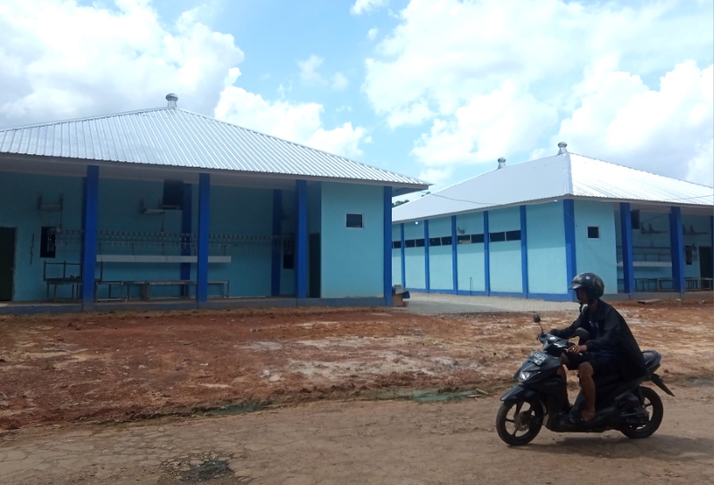 RUMAH POTONG UNGGAS: Dua unit RPU yang dibangun di RPH Basirih, Jalan Tembus Mantuil, Banjarmasin Selatan.