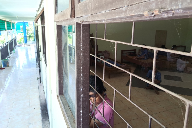 DITAMPUNG: Lansia terlantar yang dirawat di Rumah Singgah Baiman milik Dinas Sosial Banjarmasin di Jalan Gubernur Subarjo.