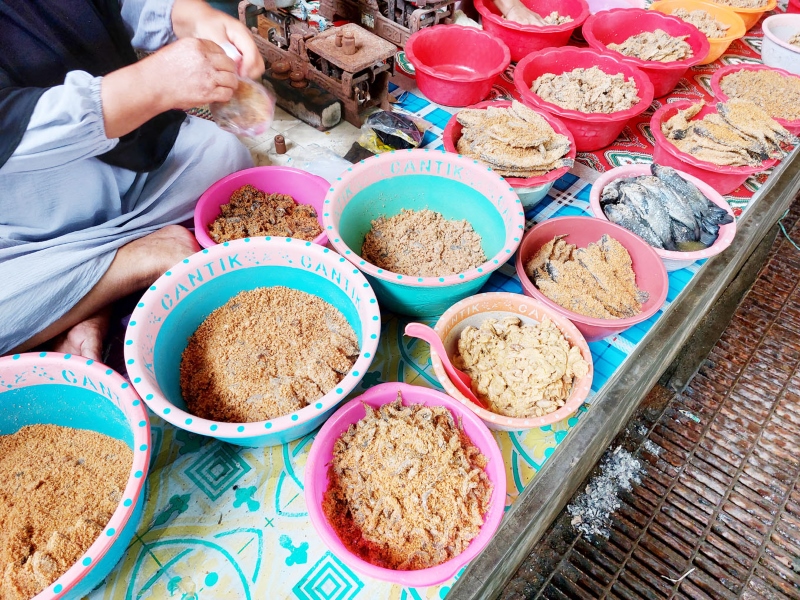 DIJUAL: Iwak Pakasam dapat dibeli di Pasar Keramat Barabai dan Pasar Agrobisnis.