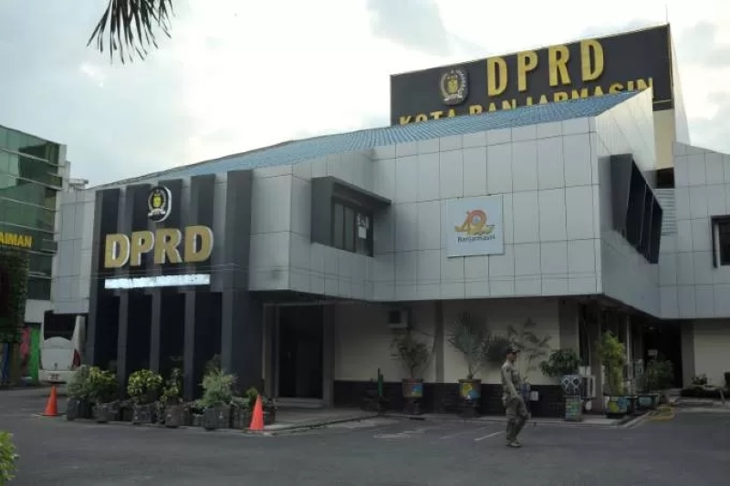 WAKIL RAKYAT: Gedung DPRD Banjarmasin di Jalan Lambung Mangkurat, Banjarmasin Tengah.