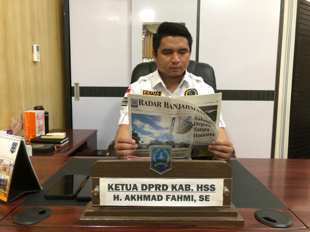 ketua DPRD HSS H Akhmad Fahmi (HAF)