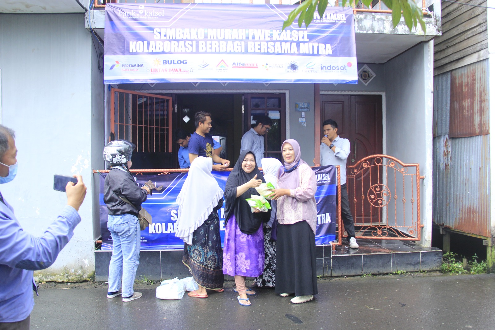 MURAH: Pasar murah jelang Ramadan kembali di gelar FWE didukung Bank Kalsel