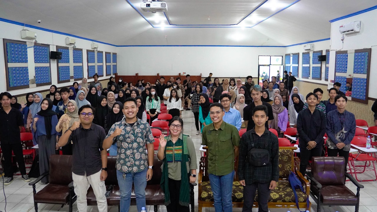 PENGETAHUAN: Sebanyak 200 mahasiswa diberikan pengetahuan pentingnya Kesehatan Keselamatan Kerja (K3) yang digelar PT Arutmin Indonesia.