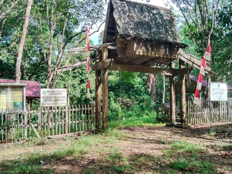 BERSEJARAH: Objek Wisata Cagar Budaya Benteng Tundakan bakal direnovasi secara bertahap tahun ini