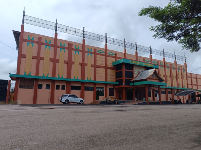 VENUE: Stadion 2 Desember akan dijadikan venue untuk cabor sepak bola Popda Kalsel di HSS.