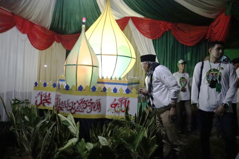 DIGELAR LAGI: Dewan juri Festival Salikur saat menilai hiasan tanglong di salah satu RT di Banjarbaru pada Ramadan 2023 lalu. Tahun ini kegiatan tersebut digelar lagi.