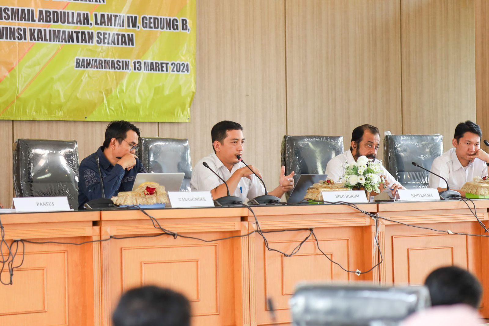 UJI PUBLIK: Rancangan Peraturan Daerah (Raperda) tentang Penyelenggaraan Penyiaran di Kalsel dilakukan uji publik di Gedung DPRD Kalsel, Rabu (13/3)