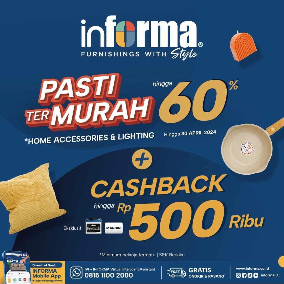 PROMO - Buruan ke INFORMA Qmall banyak diskonnya