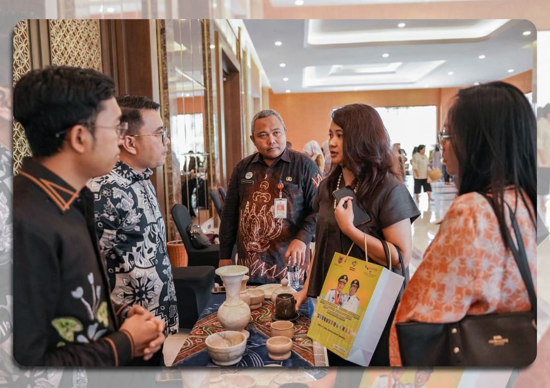 KERAJINAN: Kerajinan marmer di HST dilirik pasar internasional.