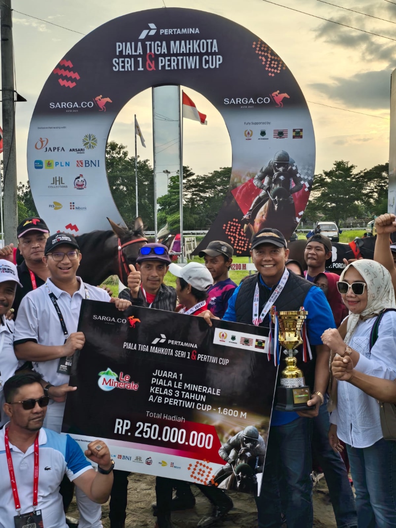 PRESTASI: Tim berkuda Kalsel sukses menorehkan medali di ajang Pertiwi Cup yang diselenggarakan di Bantul, Yogyakarta.