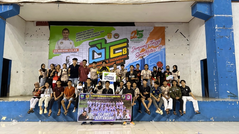 PARA ATLET: Taekwondo Kotabaru berhasil menjadi juara umum Banjarbaru Taekwondo Championship yang dihelat 26-28 April lalu di Gor Rudy Resnawan, Banjarbaru.