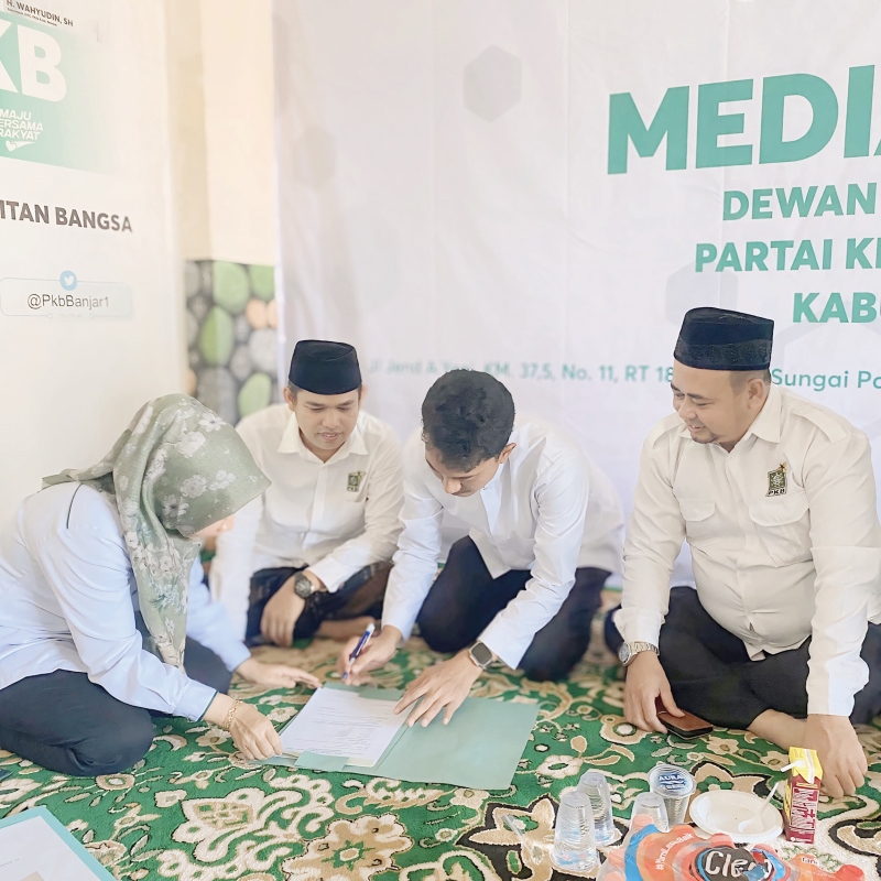 MEMINANG: Saidi Mansyur mendaftarkan diri ke PKB Sebagai Bacalon bupati Banjar