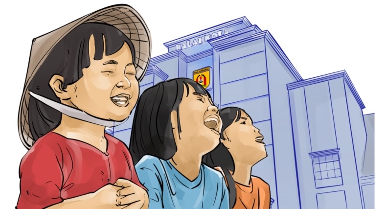 Ilustrasi Banjarbaru kota layak anak