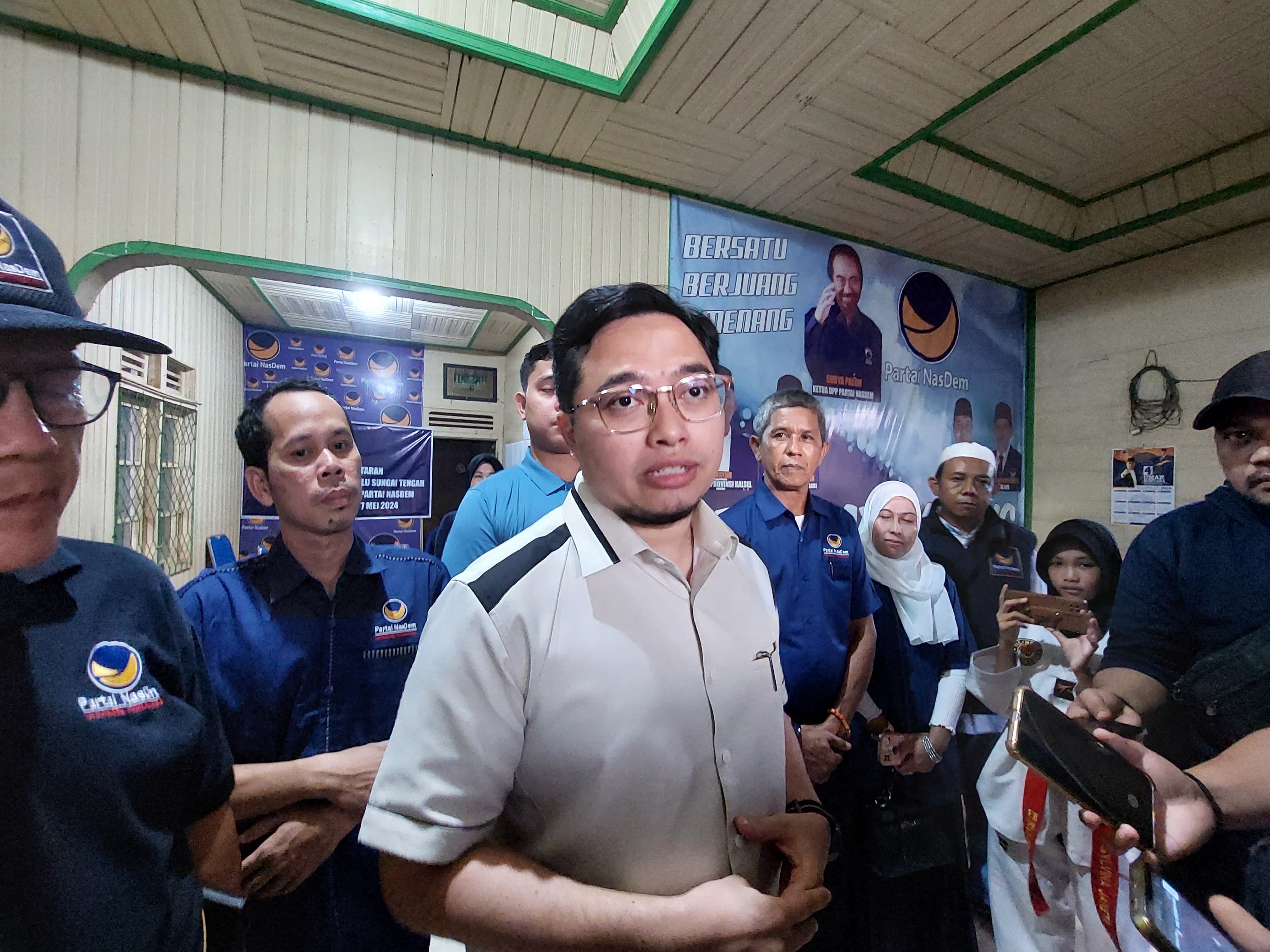 PETAHANA: Bakal calon Bupati HST, Aulia Oktafiandi menatap Pilkada 2024 dengan optimistis.