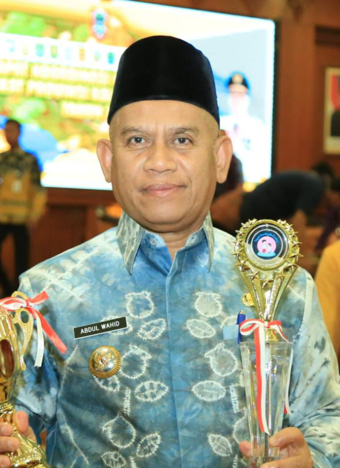 Mantan Bupati HSU, Abdul Wahid tutup usia.(Foto:M Akbar/Radar Banjarmasin)
