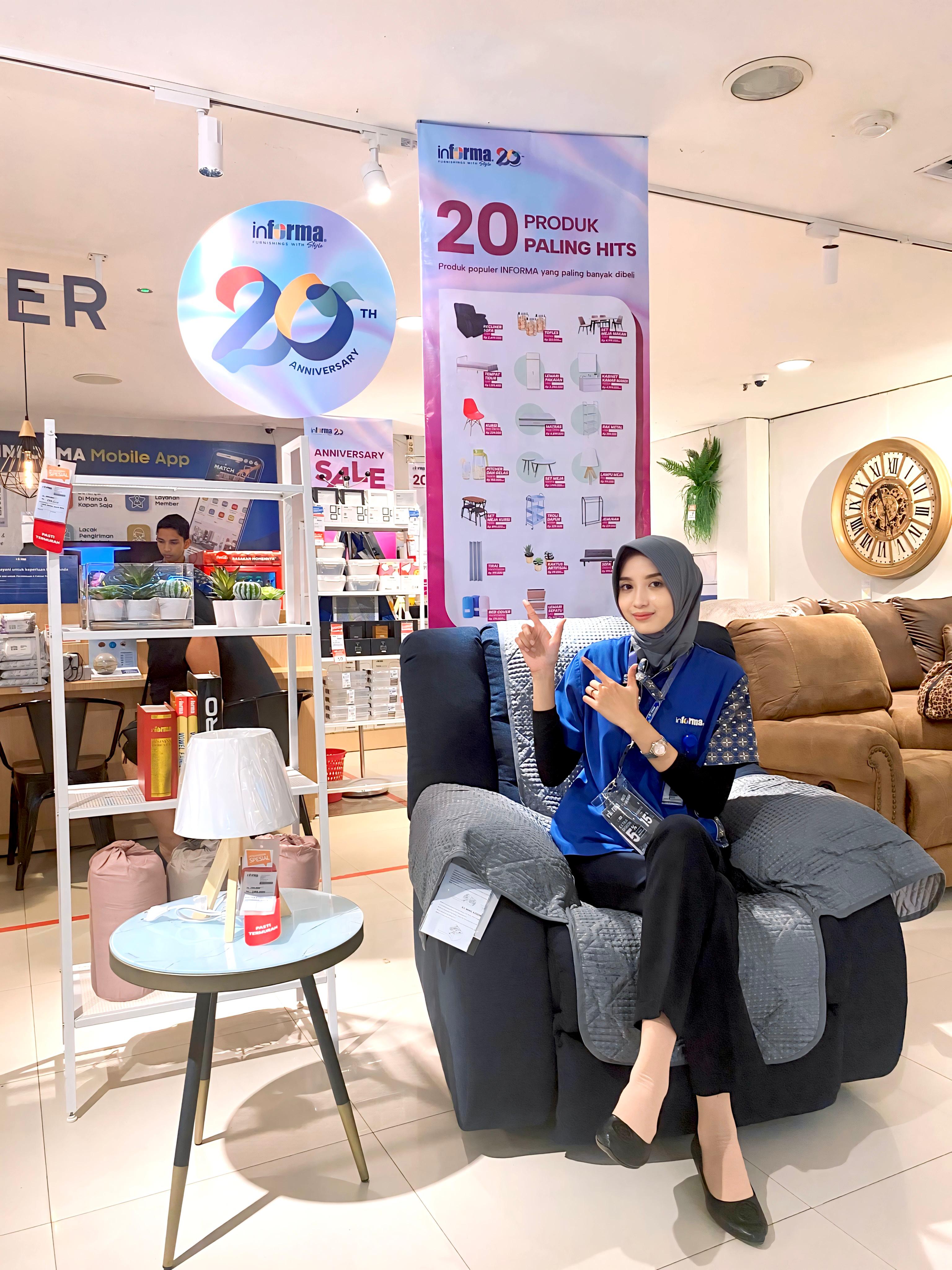 SALE - Meriahkan ulang tahun ,INFORMA Qmall Banjarbaru hadirkan Sale dan hadiah sofa recliner