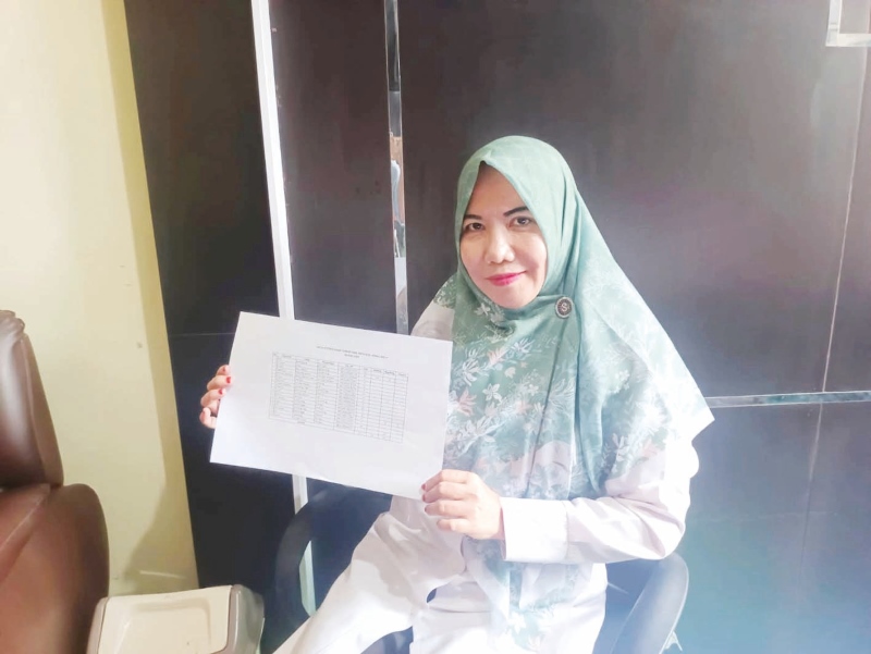 BUKA DATA: Kepala Bidang Peternakan DKP3 Balangan, Mahriani menjelaskan ketersediaan hewan kurban di Kabupaten Balangan.