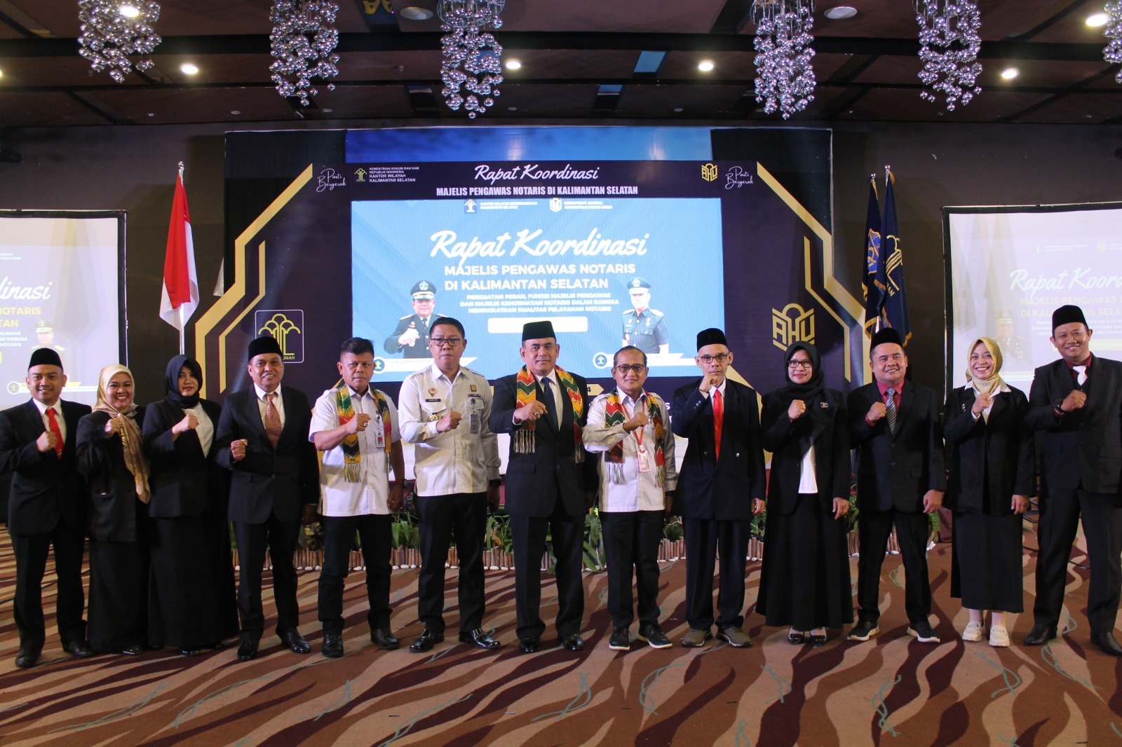 RAKOR:Kanwil Kemenkumham Kalsel menggelar Rapat Koordinasi Majelis Pengawas Notaris (MPN) dan Majelis Kehormatan Notaris (MKN) Kalsel