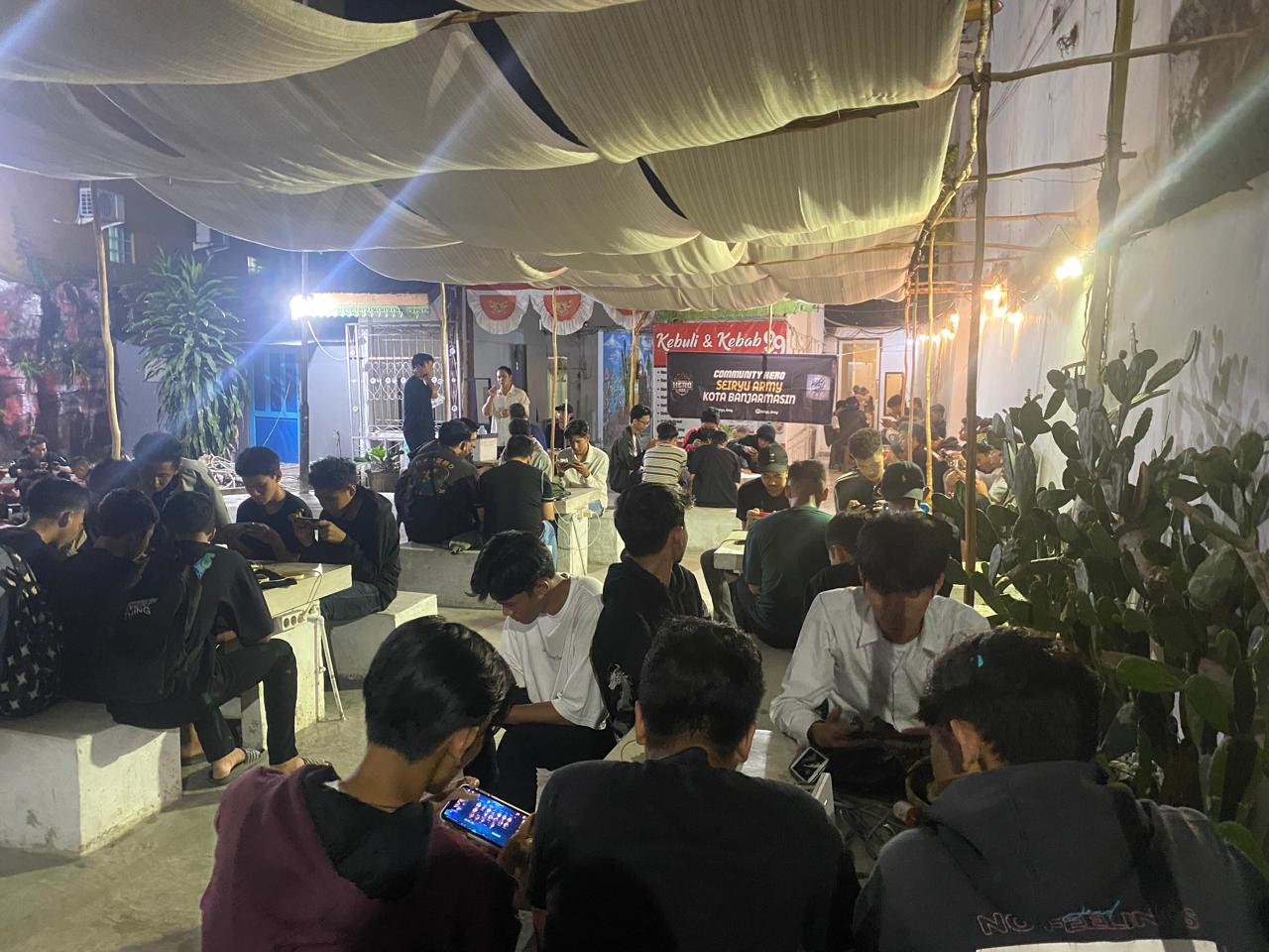 KOMPETISI:Turnamen Esport Kapolda Cup 2024 diikuti 400 peserta.(Foto: M Idris Jian Sidik/Radar Banjarmasin)