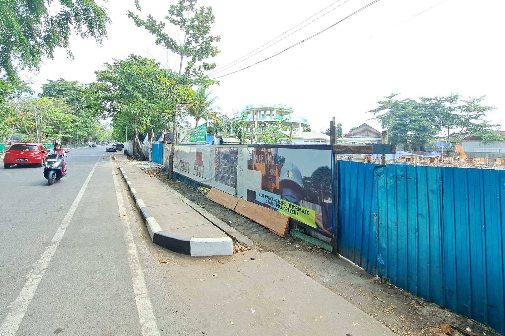 DILANJUTKAN: Di atas lahan inilah bangunan Rumdin Wali Kota Banjarmasin dibangun.