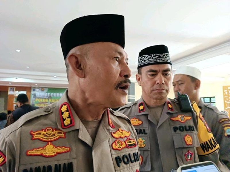 WAWANCARA: Damar Alam saat ditemui usai Jumat curhat di Martapura