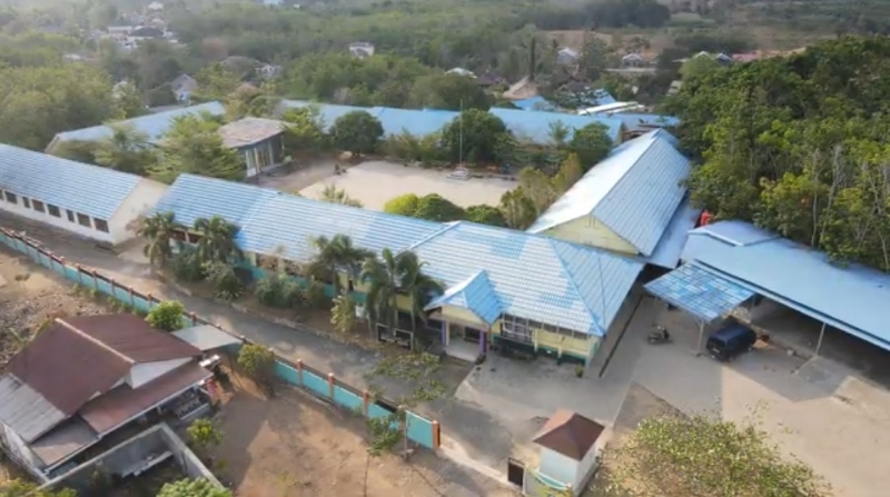 BERKEMBANG: SMKN 1 Binuang yang berada di Kecamatan Binuang saat ini sudah berkembang.