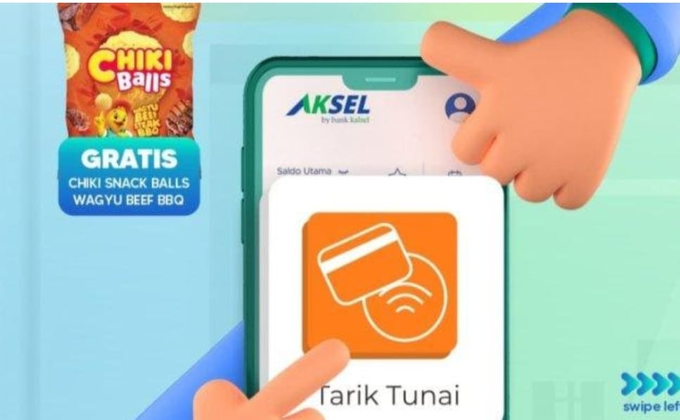 BURUAN - Nasabah Bank Kalsel bisa tarik tunai tanpa kartu di Indomaret
