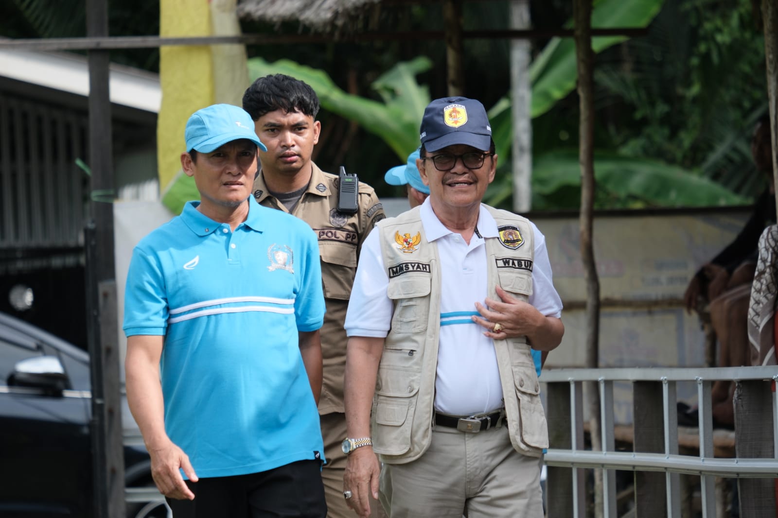 MEMBUKA: Wakil Bupati HST, H Mansyah Sabri hadiri pembukaan turnamen Kemboja Cup 2024. (Foto: Prokom HST)