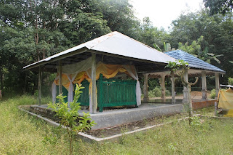 KOKOH: Makam Datu Nafis di kaki Gunung Keramaian, Kecamatan Pelaihari.