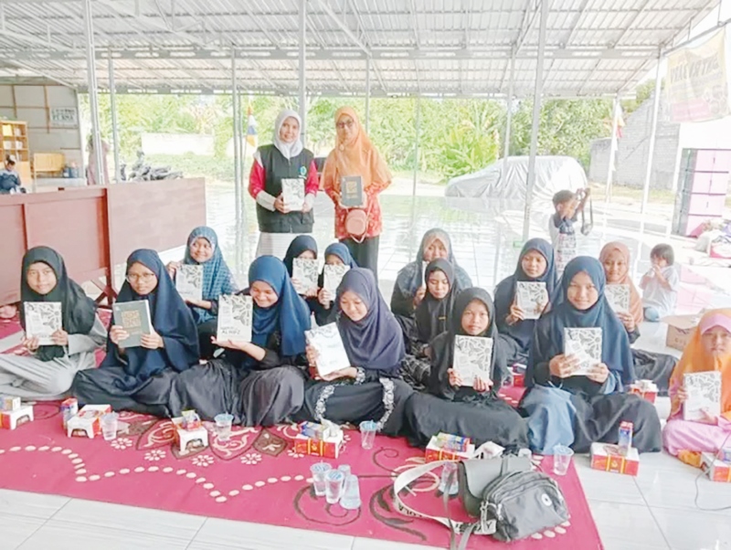 WAKAF QURAN: RBP juga hadir dalam pendidikan dan pembinaan umat, seperti membagikan wakaf Qur