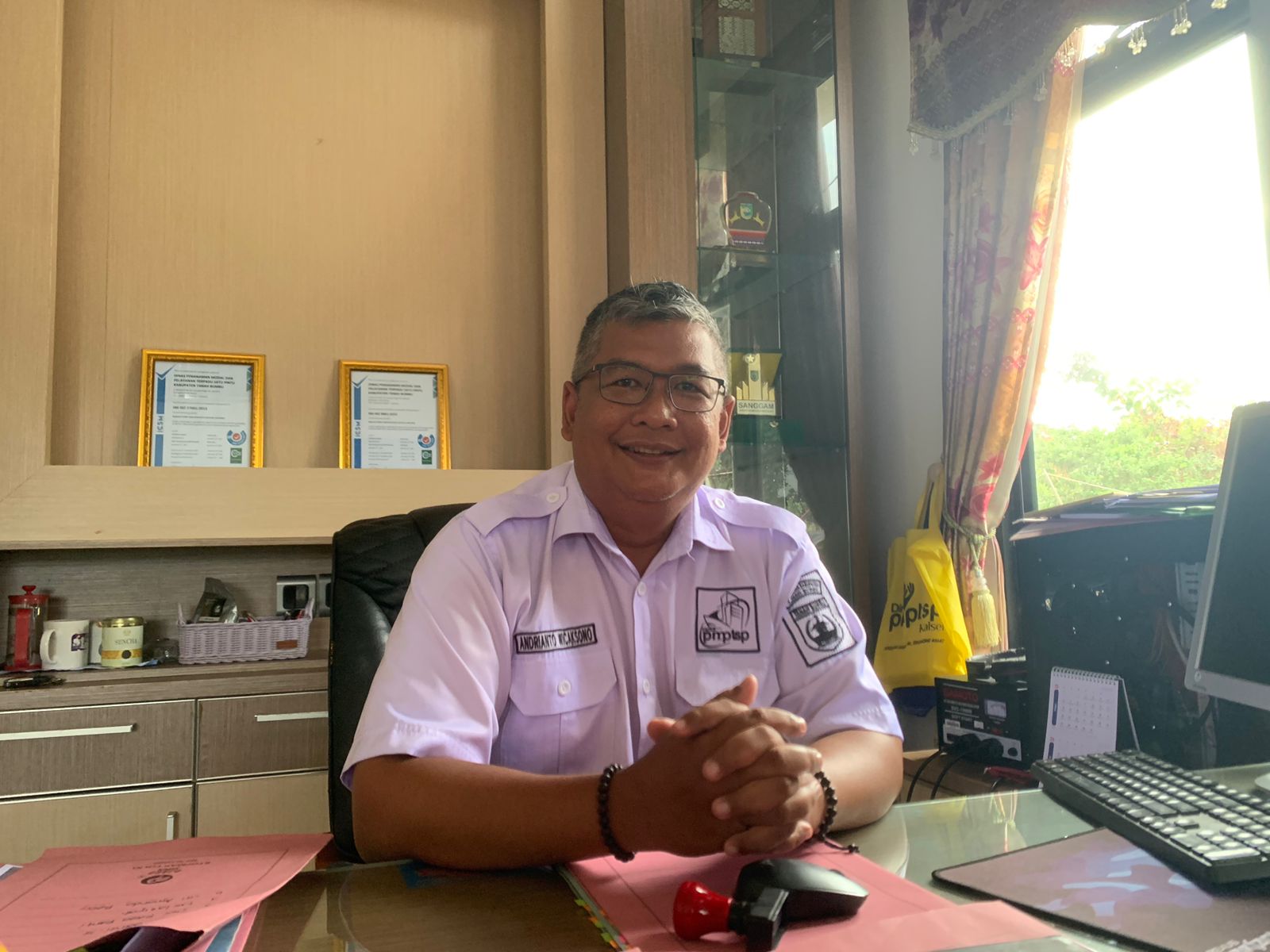 Kepala DPMPTSP Tanah Bumbu, Andrianto Wicaksono. Foto Zulqarnain/Radar Banjarmasin.