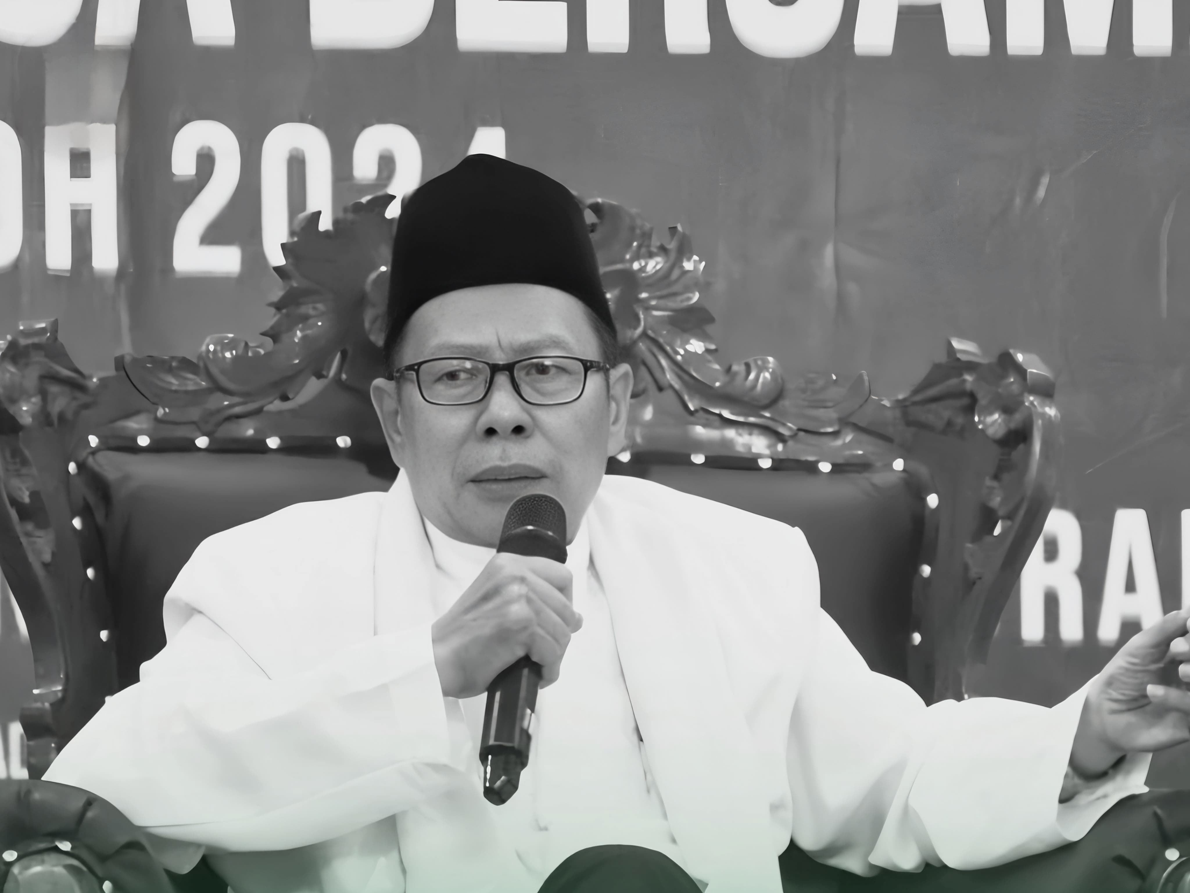 BERDUKA : KH Zarkasyi Hasbi bin H Asban Tukacil, sosok pendiri sekaligus pimpinan Pondok Pesantren Darul Hijrah, Cindai Alus Martapura yang wafat pada Senin (29/7/2024).(PONPES DARUL HIJRAH)