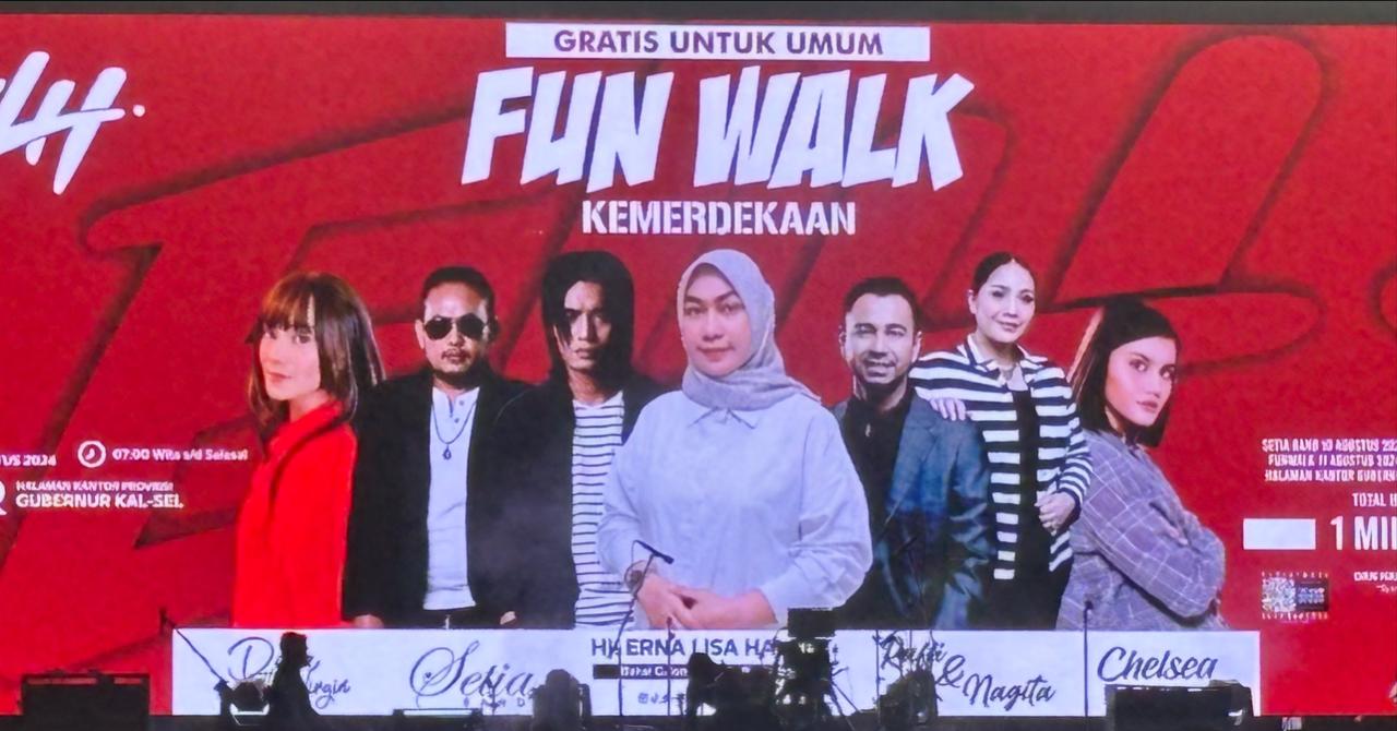 FUN WALK: Lisa Halaby bakal menggelar Fun Walk Kemerdekaan. Tak tanggung-tanggung acara ini menyediakan total hadiah Rp1 miliar.