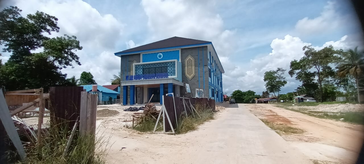 KANTOR BARU : Bangunan kantor PT AMTB di Mabuun Kecamatan Murung Pudak Tabalong.